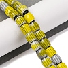 Handmade Lampwork Chevron Beads Strands LAMP-K041-01B-24-2