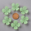 Frosted Acrylic Bead Caps MACR-S371-06A-733-3