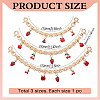 Aluminum Purse Strap Extenders AJEW-WH0248-912-2