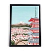DIY 5D Fuji Mountain City Canvas Diamond Painting Kits DIY-C018-14-1