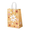 Rectangle with Sunflower Pattern Paper Gift Bags LS-CARB-L012-01A-2