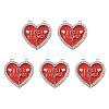 Alloy Enamel Split Pendant ENAM-YW0003-81D-1