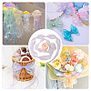 5 Rolls Flat Rainbow Color Organza Ribbon OCOR-CY0003-29B-5