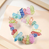 2 Strands Natural Dyed Quartz Pointed Stick Beads Strands G-PA0001-77-7