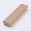 Kraft Paper Cardboard Jewelry Boxes CBOX-WH0001-C01-1