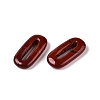 Natural Red Jasper Oval Pendants G-N342-105E-2