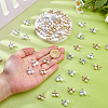60Pcs 2 Colors Alloy Rhinestone Pendants FIND-FH0016-93-3