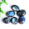 Natural Labradorite Pocket Palm Stone G-PW0003-03B-1