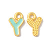 Alloy Enamel Pendants ENAM-P247-01MG-Y-1