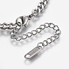 304 Stainless Steel Multi-strand Bracelets BJEW-E349-03P-3