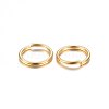 304 Stainless Steel Open Jump Rings X-STAS-O098-01G-11-2
