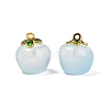 Transparent Glass Apple Pendants X1-DGLA-E004-16E-1