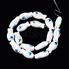 Handmade Porcelain Ceramic Beads Strands PORC-T006-03N-2