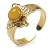 Natural & Synthetic Gemstone Finger Rings RJEW-U027-05G-2