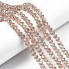 Electroplate Glass Beads Strands EGLA-A034-T2mm-B24-1