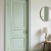Rectangle Pattern Beech Wood Ceiling Molding AJEW-WH0481-43-4
