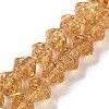 Handmade Gold Sand Lampwork Beads LAMP-Q036-04A-1