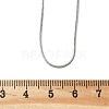 Tarnish Resistant 304 Stainless Steel Snake Chains Necklaces STAS-F094-24P-2