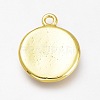 Brass Enamel Pendants KK-H103-01S-G-2