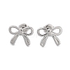 Non-Tarnish 304 Stainless Steel Stud Earrings EJEW-H115-09P-1