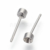 304 Stainless Steel Post Stud Earring Settings STAS-E446-04A-P-2
