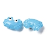 Transparent Glass Enamel Beads LAMP-V001-08J-5