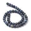 Natural & Dyed Crackle Agate Bead Strands G-T056-10mm-01-2
