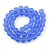 Transparent Glass Beads Strands GLAA-T032-T10mm-MD04-2