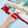 10 Yards Polyester Pleated Edged Ribbon for Clothing Decoration DIY-FI0001-13E-3