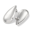 304 Stainless Steel Teardrop Stud Earrings EJEW-D281-31S-2