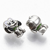 Alloy Enamel European Beads X-ENAM-N052-08-3