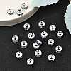 Brass Grade A Rhinestone Spacer Beads RSB038NF-14-2