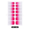 Gradient Glitter Full-Cover Wraps Nail Stickers MRMJ-N011-35O-1