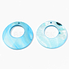Natural Freshwater Shell Pendants SSHEL-R048-017-3