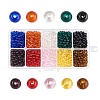 10 Colors Transparent Glass Beads GLAA-JP0002-07-4mm-1