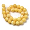 Natural Yellow Jade Beadd Strands G-A274-A01-10mm-01-3