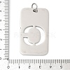 304 Stainless Steel Pendants STAS-M115-01P-C-3