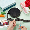 15M Polyester Metallic Herringbone Ribbon OCOR-BC0007-79-3