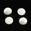 Pearlized Plated Opaque Glass Cabochons X-PORC-S801-12mm-M-2