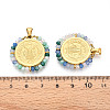 304 Stainless Steel Pendants STAS-N115-25C-G-3