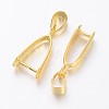 Brass Ice Pick Pinch Bails LS-KK-D318-G-NR-1