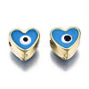 Alloy Enamel Beads PALLOY-Q441-036B-RS-2