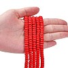 Handmade Polymer Clay Beads Strands X-CLAY-N008-008D-6