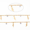Handmade Brass Curb Chains CHC-S012-035-4