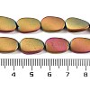 Electroplate Glass Beads Strands EGLA-C009-01B-FP01-4