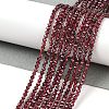 Natural Garnet Beads Strands G-F619-17A-2mm-2