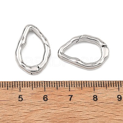 SHEGRACE Brass Spring Gate Rings XGRQ58021-761P-1