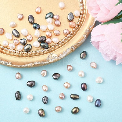 10Pcs Natural Cultured Freshwater Pearl Beads PEAR-YW0001-07C-1