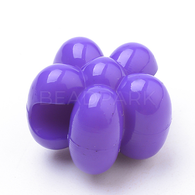 Opaque Acrylic European Beads SACR-Q190-26-1
