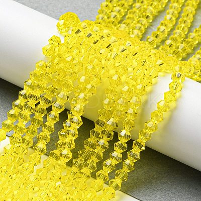 Transparent Glass Beads Strands LS-EGLA-A039-T4mm-D21-1
